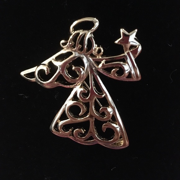 Christmas Angel Pin - Picture 2 of 3
